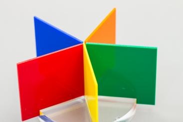 Acrylglas GS Platten-Zuschnitte farbig-massiv 