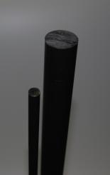 POM Rundstab schwarz dia 10 mm bis dia 40 mm / 3000 mm lang 